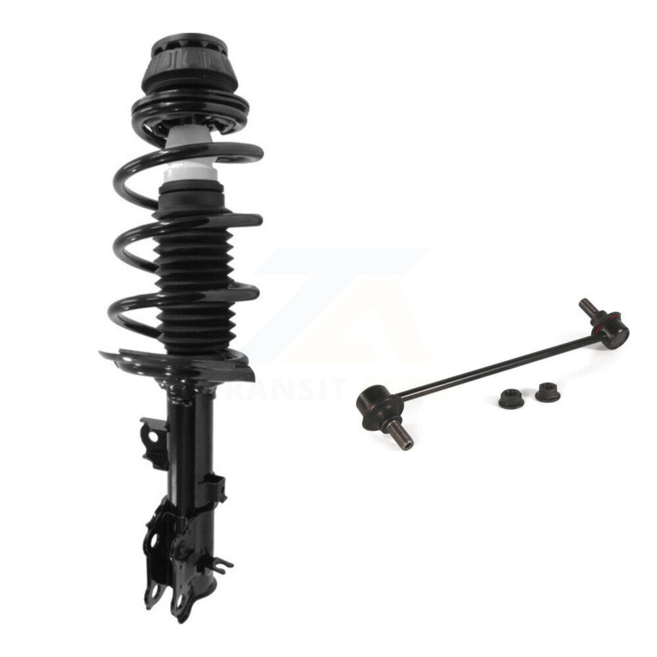 Front Left Complete Shock Assembly And TOR Link Kit For 2012-2017 Hyundai Accent Kia Rio KSS-104789