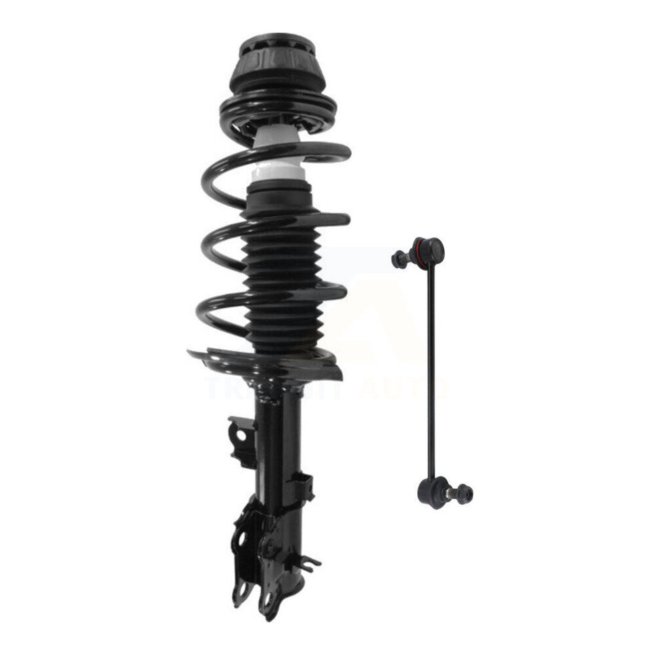 Front Left Complete Shock Assembly And TOR Link Kit For 2012-2017 Hyundai Accent Kia Rio KSS-104789