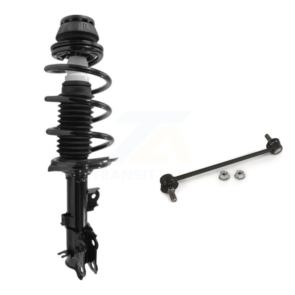 Front Right Complete Shock Assembly And TQ Link Kit For 2012-2017 Hyundai Accent Kia Rio KSS-104814