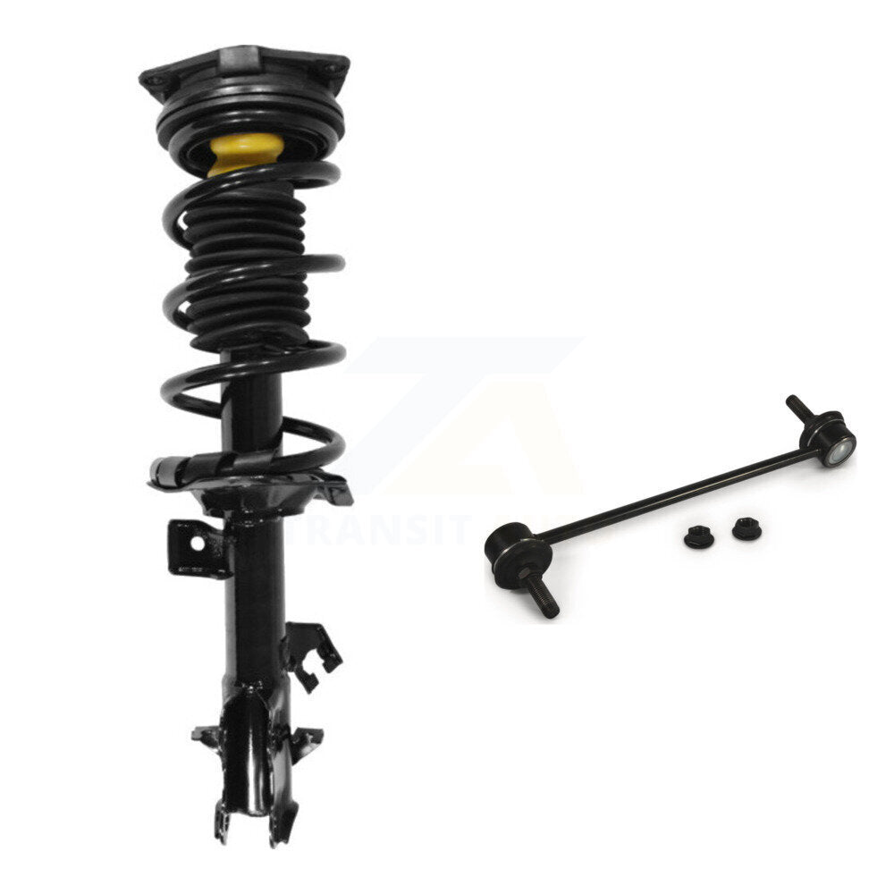 Front Right Complete Shock Assembly And TQ Link Kit For Nissan Versa Cube KSS-104824