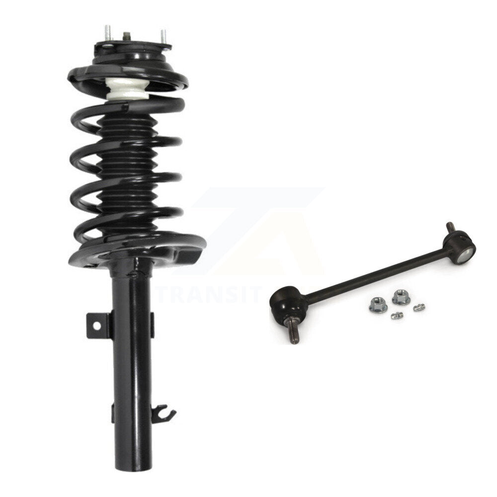 Front Right Shock Assembly TQ Link Kit For Ford Focus Excludes ST Models Sport Suspension KSS-104832