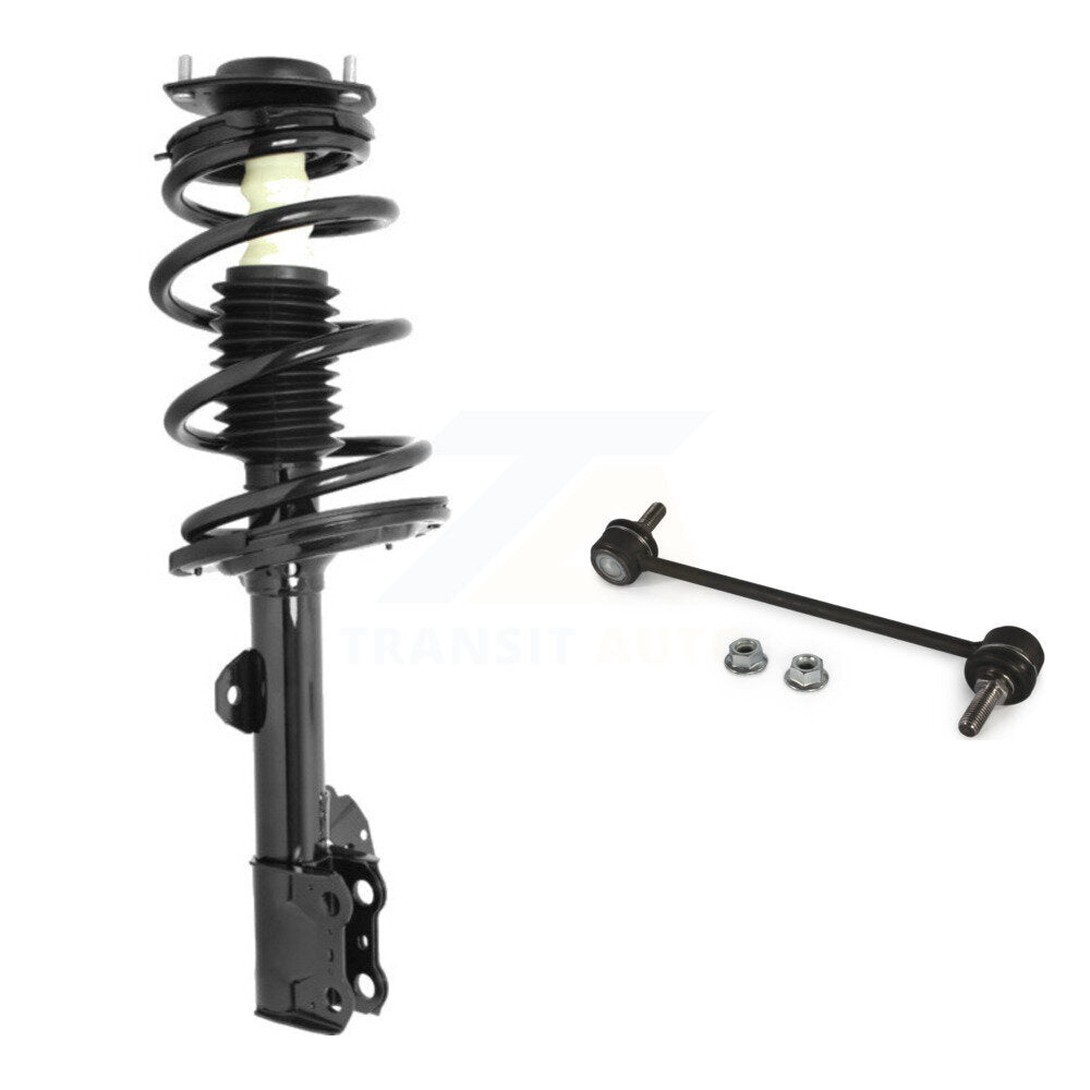 Front Right Shock Assembly & TQ Link Kit For Toyota Highlander Excludes Sport Suspension KSS-104857