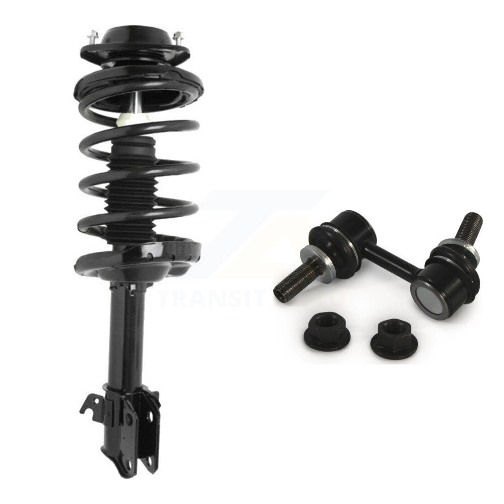 Front Right Shock Assembly & TQ Link Kit For Subaru Outback Excludes Manual Transmission KSS-104933