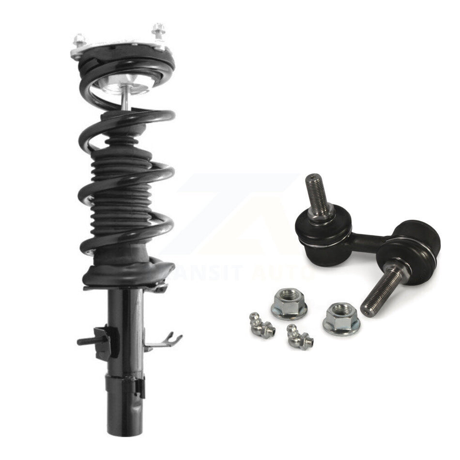 Front Right Complete Shock Assembly And TQ Link Kit For INFINITI G37 Q60 Coupe with AWD KSS-104953