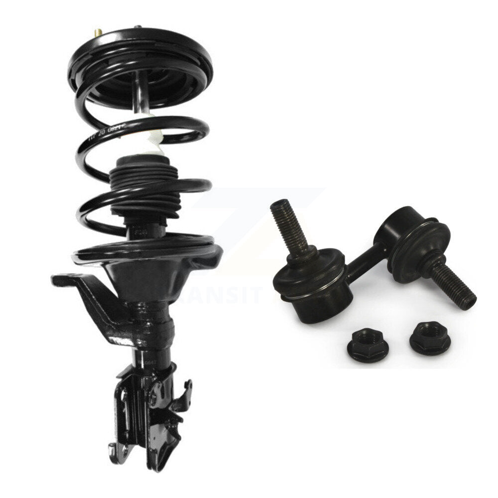 Front Right Complete Shock Assembly And TQ Link Kit For Honda Civic Acura EL KSS-104958