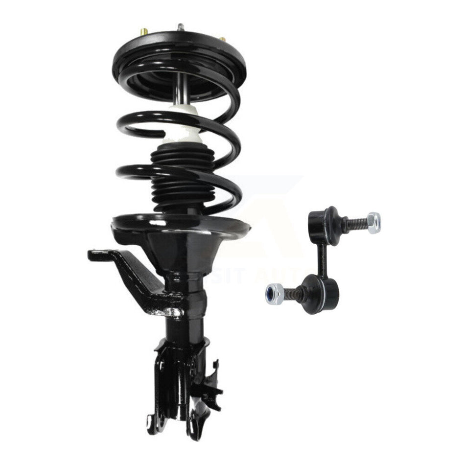 Front Right Complete Shock Assembly TQ Link Kit For Honda Civic Excludes Hybrid Si Models KSS-104959