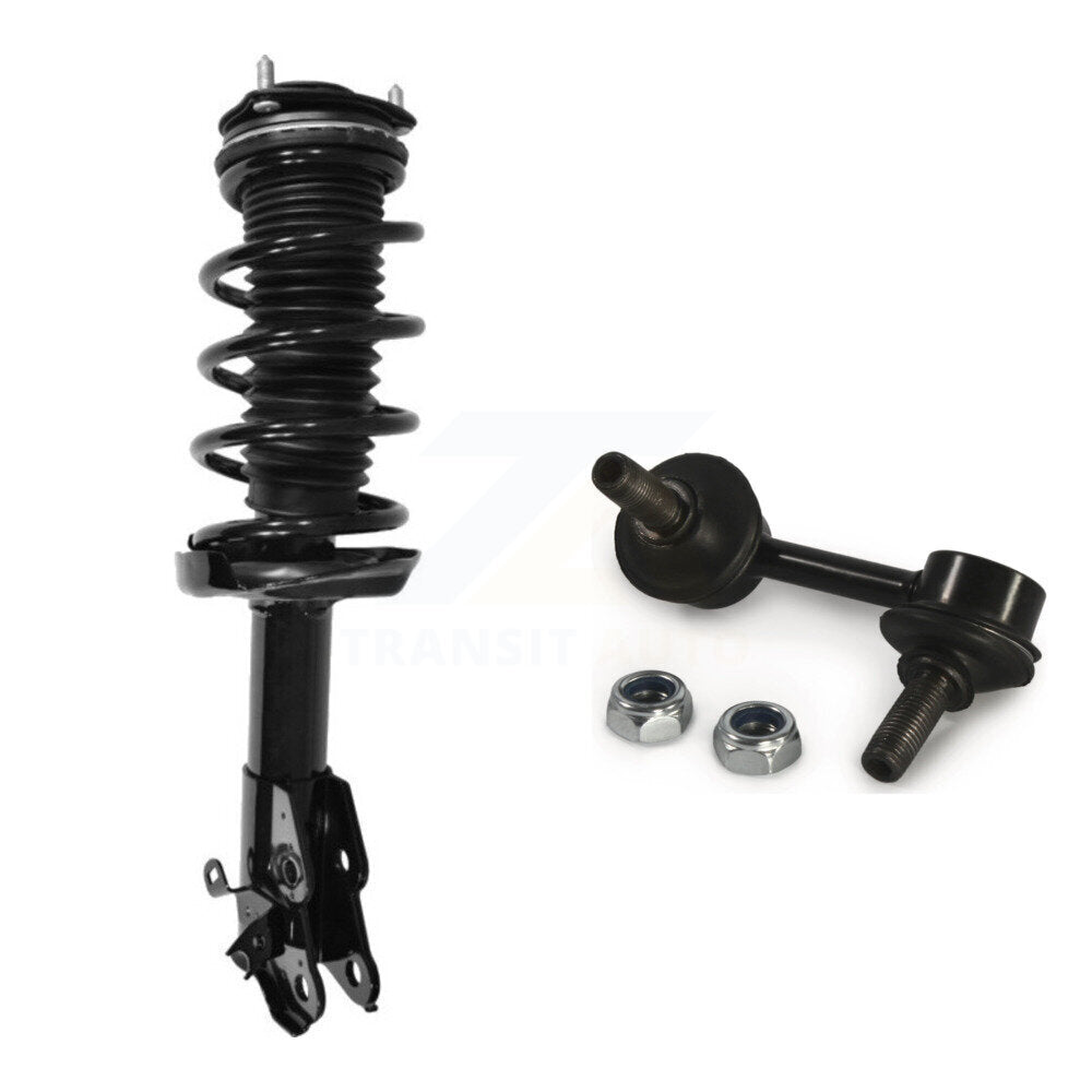 Front Right Complete Shock Assembly And TQ Link Kit For Honda Civic Acura CSX KSS-104978