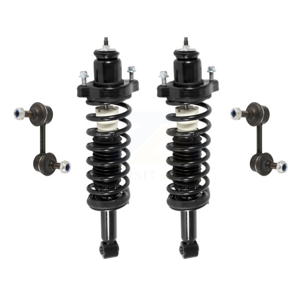 Rear Shock Assembly TQ Link Kit For 08-10 Mitsubishi Lancer GTS with Naturally Aspirated KSS-105189