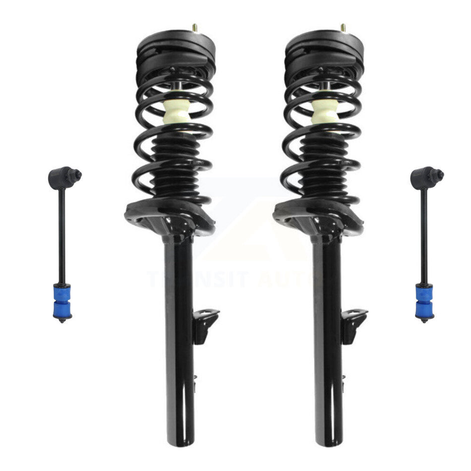 Rear Complete Shock Assembly & TOR Link Kit For Chrysler Intrepid Dodge 300M Concorde LHS KSS-105223