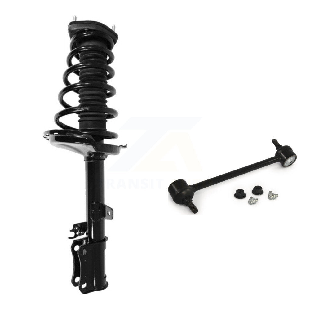 Rear Left Shock Assembly & TQ Link Kit For Lexus Toyota Highlander RX330 RX350 RX400h FWD KSS-105329