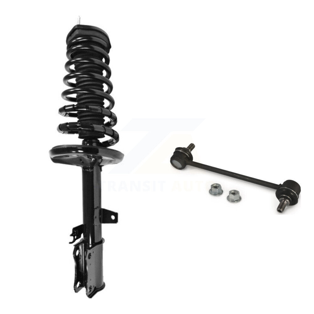 Rear Left Complete Shock Assembly TQ Link Kit For Toyota Camry Solara Excludes V6 Engine KSS-105336