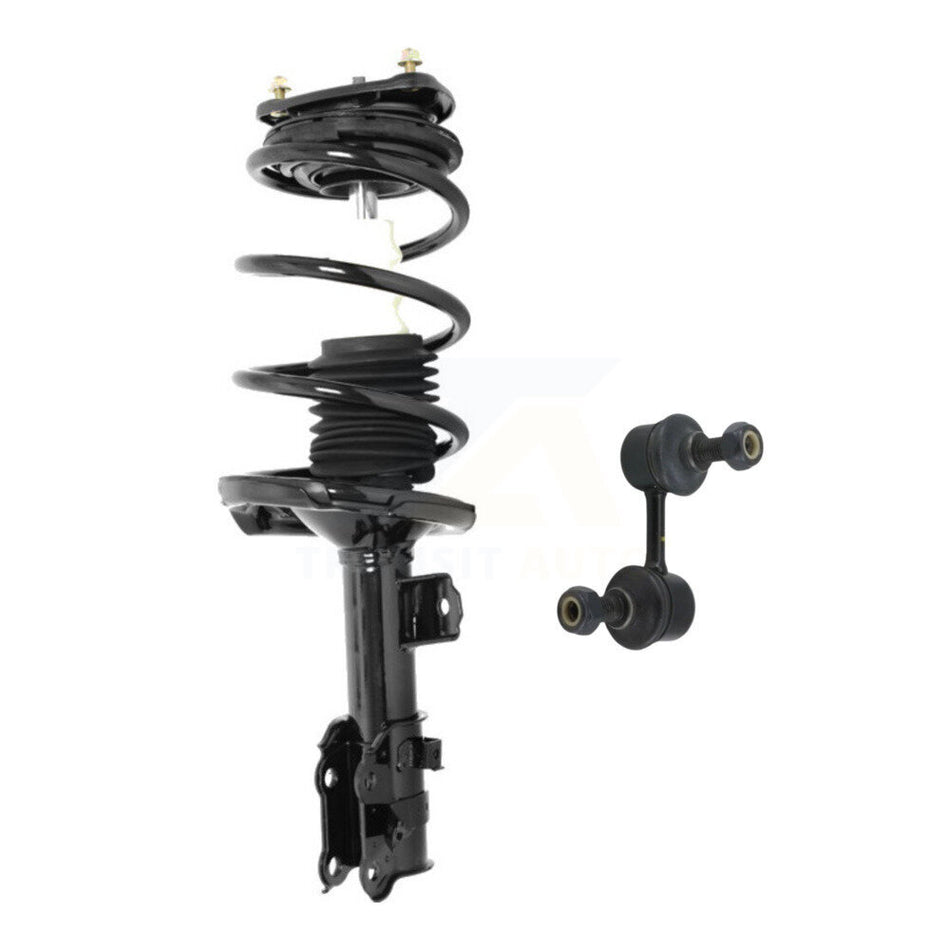 Front Left Complete Shock Assembly And TOR Link Kit For 2006 Hyundai Accent Hatchback KSS-105424