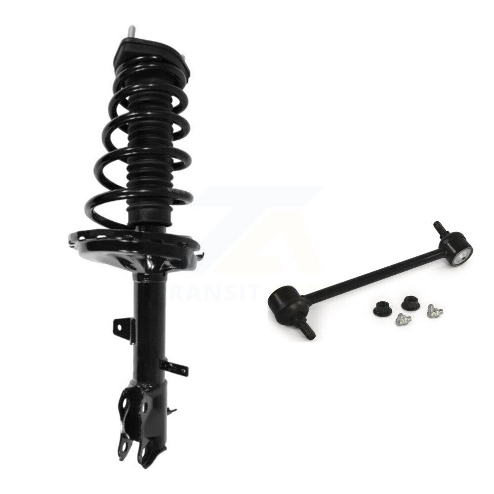 Rear Right Complete Shock Assembly & TQ Link Kit For Lexus RX350 Toyota Highlander RX330 KSS-105493