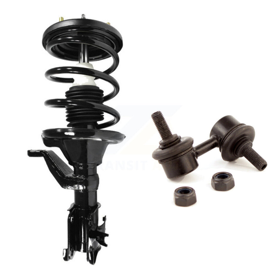 Front Right Shock Assembly And TOR Link Kit For Honda Civic Excludes Hybrid Si Models KSS-105526