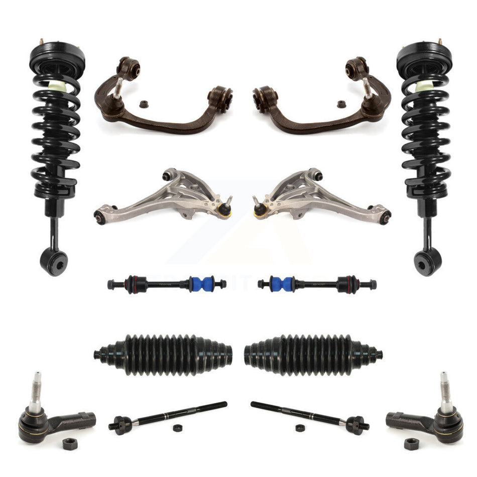 Front Suspension Arms Strut Assembly Link Kit (14Pc) For Ford F-150 Lincoln Mark LT 4WD KSS-107639
