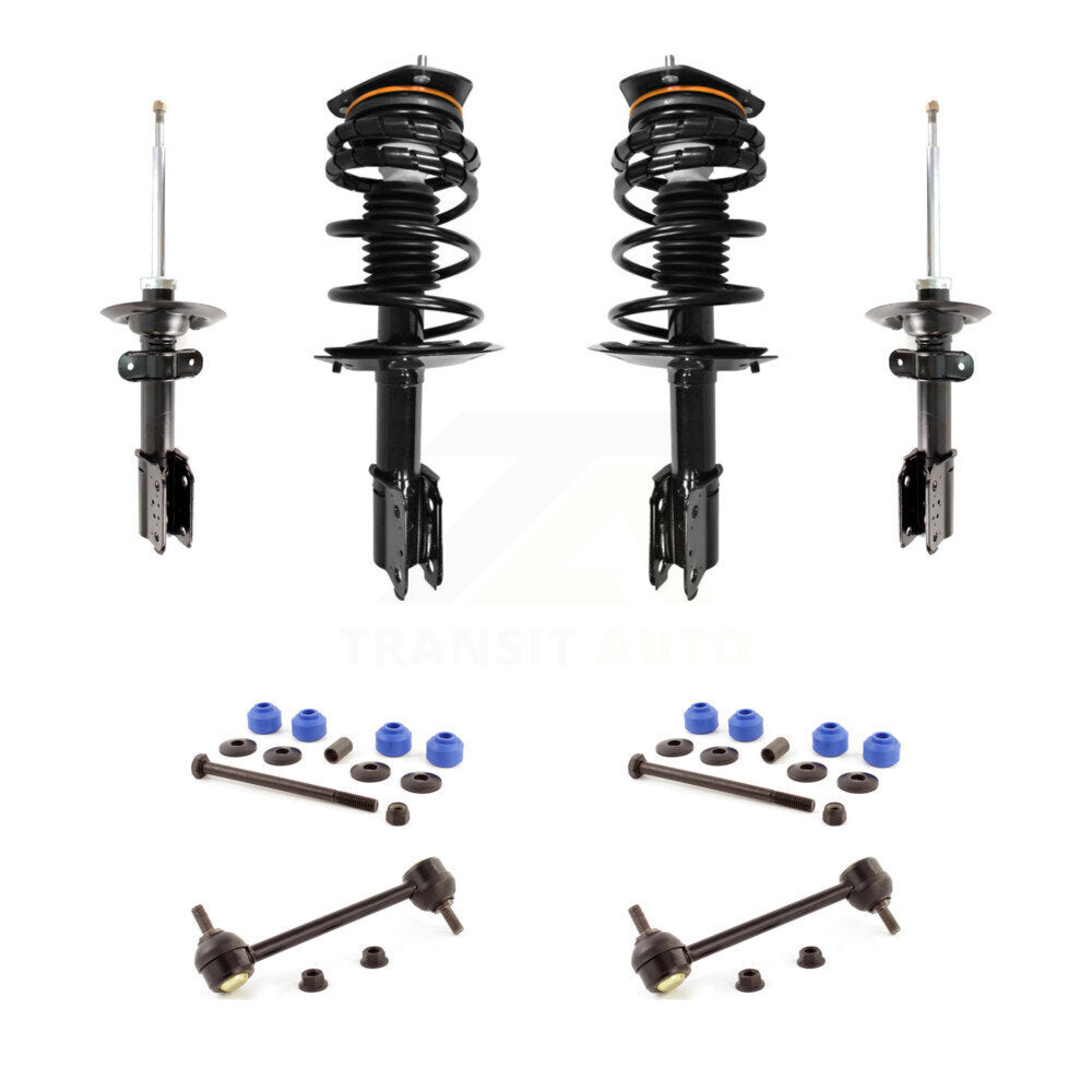 Front Rear Complete Strut & TOR Bar Link Kit For Buick Century Chevrolet Grand KSS-107644