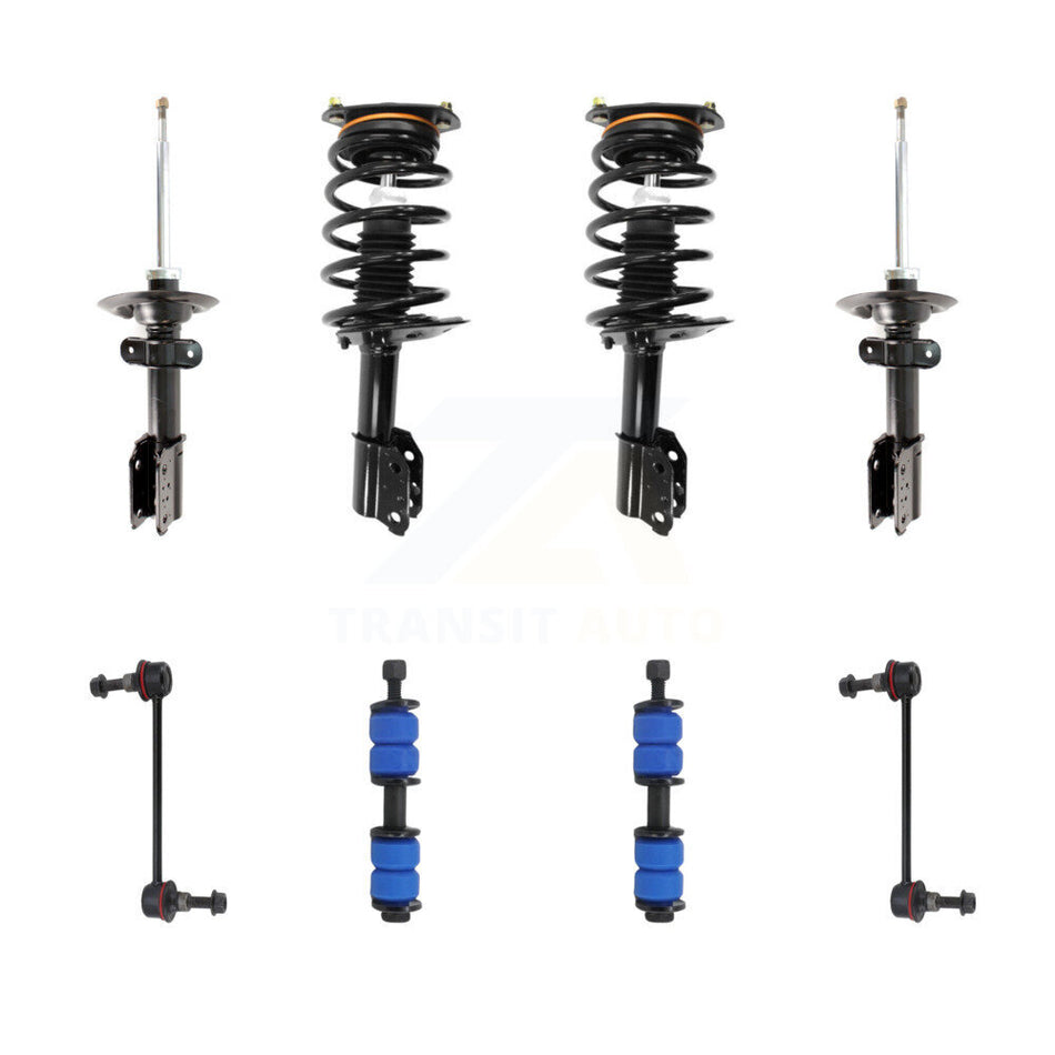 Front Rear Complete Suspension Strut & TOR Bar Link Kit For Chevrolet Impala KSS-107645