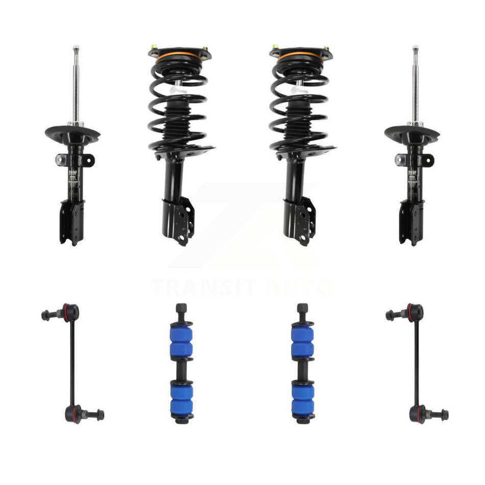 Front Rear Complete Suspension Strut & TOR Bar Link Kit For Chevrolet Impala KSS-107646