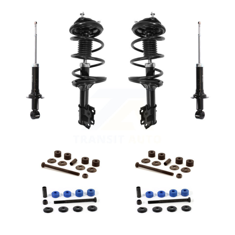 Front Rear Complete Suspension Strut & TOR Bar Link Kit For Mitsubishi Lancer KSS-107648