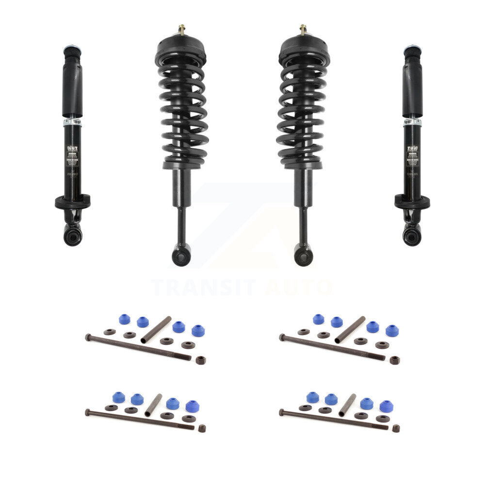 Front Rear Complete Strut & TOR Bar Link Kit For Ford Explorer Sport Trac 4WD KSS-107653