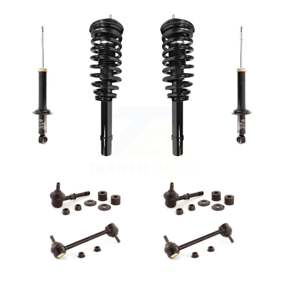 Front Rear Complete Strut & TOR Bar Link Kit For Hyundai Sonata Kia Optima KSS-107657