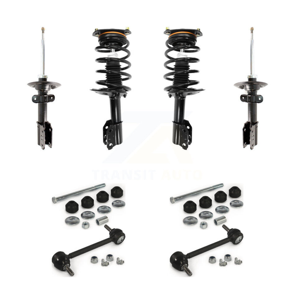 Front Rear Complete Suspension Strut & TQ Bar Link Kit For Chevrolet Impala KSS-107659