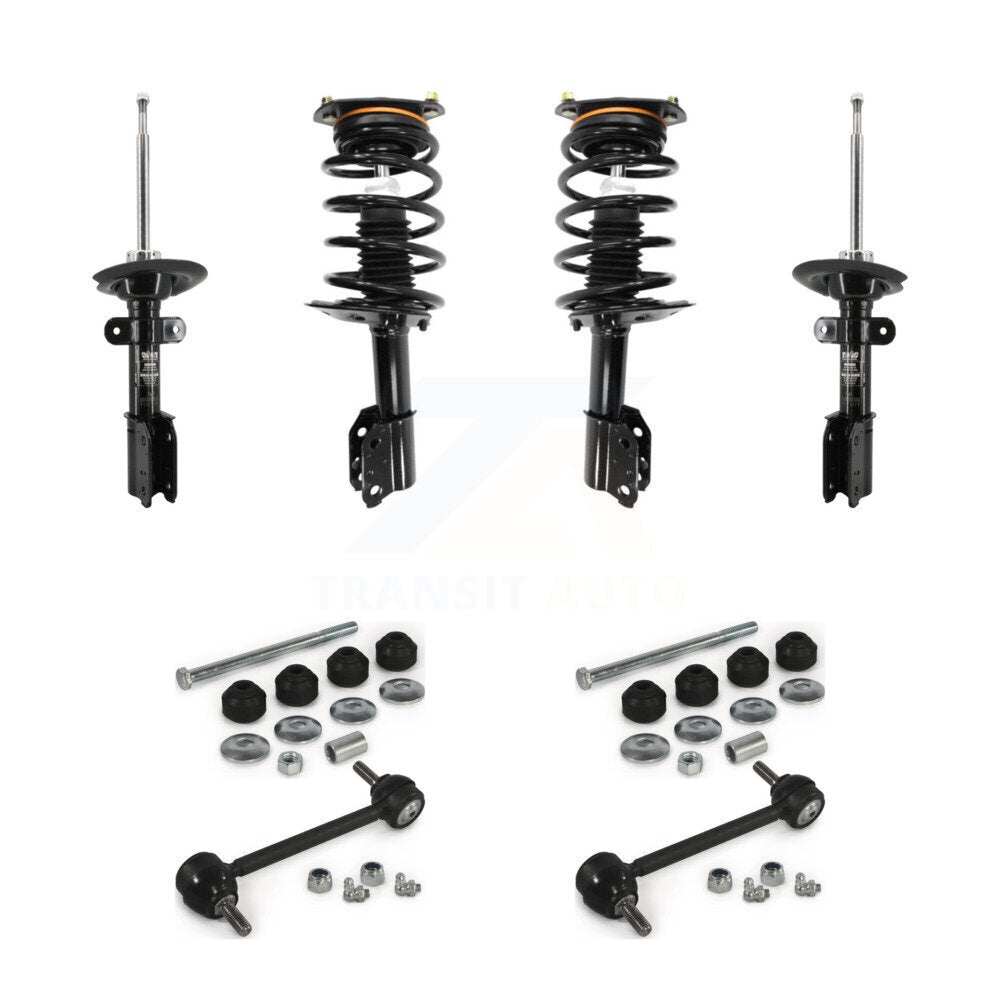 Front Rear Complete Suspension Strut & TQ Bar Link Kit For Chevrolet Impala KSS-107660