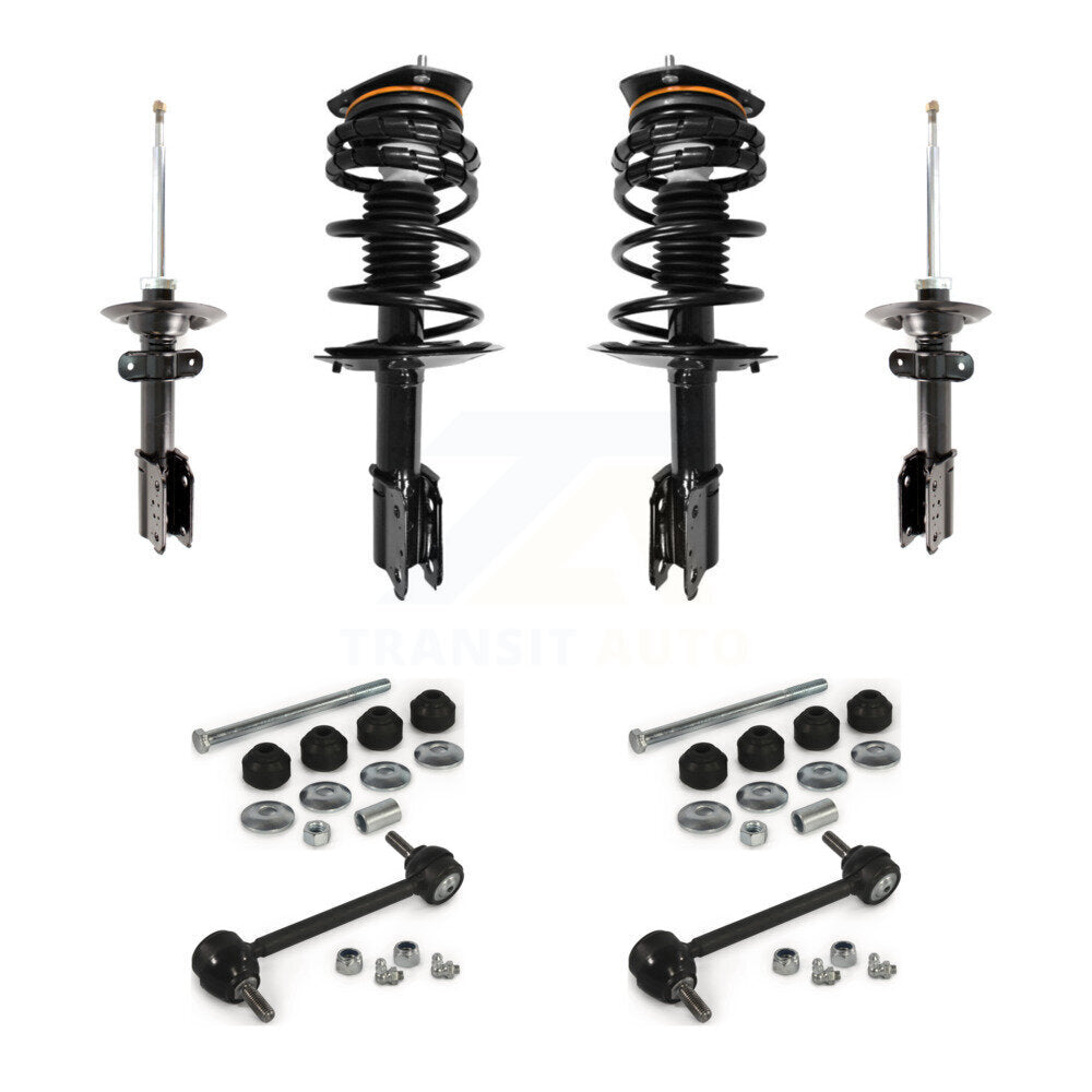 Front Rear Complete Strut & TQ Bar Link Kit For Buick Century Chevrolet Impala KSS-107664