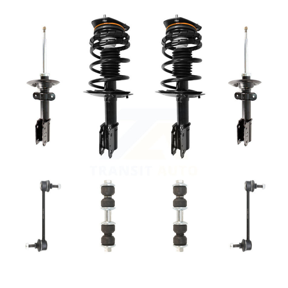 Front Rear Complete Strut & TQ Bar Link Kit For Buick Century Chevrolet Impala KSS-107664