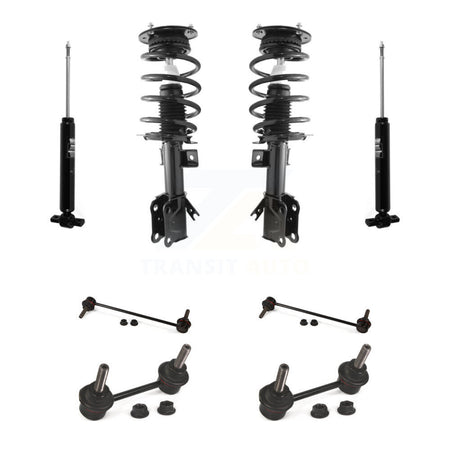 Front Rear Complete Suspension Strut Shock & TOR sway Bar Link Kit For Ford Fusion KSS-107673