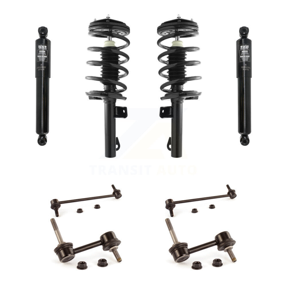 Front Rear Complete Strut Shock & TOR sway Bar Link Kit For 2004 Mercury Monterey KSS-107675