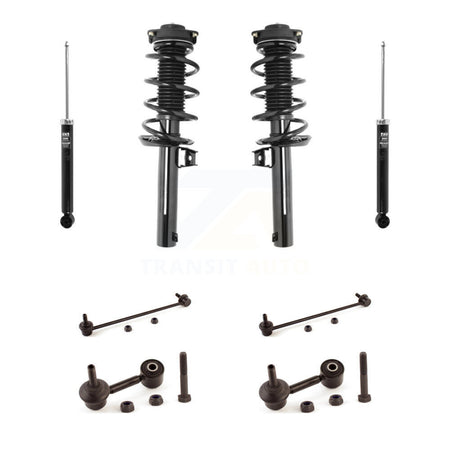 Front Rear Complete Strut Shock & TOR Bar Link Kit For Volkswagen Tiguan Limited KSS-107676