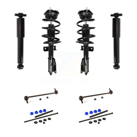 Front Rear Complete Strut Shock & TOR sway Bar Link Kit For GMC Acadia Buick Enclave KSS-107678