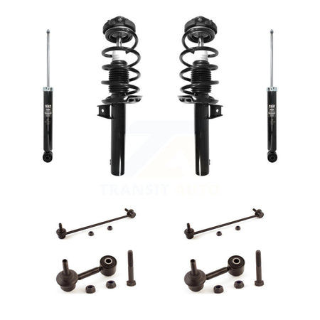 Front Rear Complete Strut Shock & TOR Bar Link Kit For Volkswagen Rabbit Audi A3 KSS-107680