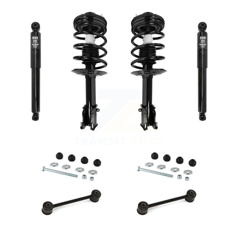 Front Rear Complete Strut Shock & TOR Bar Link Kit For 2001-2010 Chrysler PT Cruiser KSS-107683