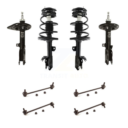 Front Rear Complete Suspension Strut & TOR Bar Link Kit (8Pc) For Toyota Camry KSS-107699