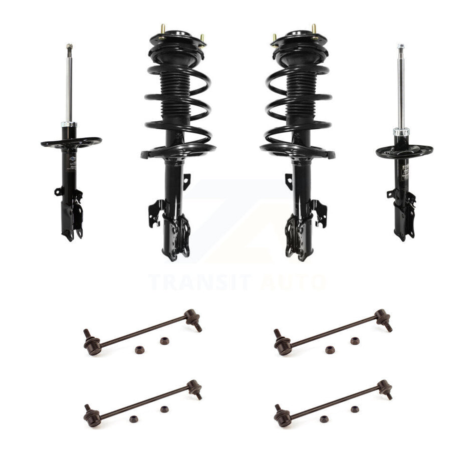 Front Rear Complete Strut & TOR Bar Link Kit (8Pc) For 2008-2012 Toyota Avalon KSS-107705