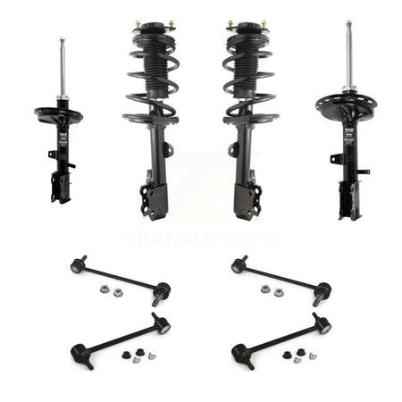 Front Rear Complete Strut & TQ Bar Link Kit (8Pc) For 09-15 Toyota Venza AWD KSS-107713