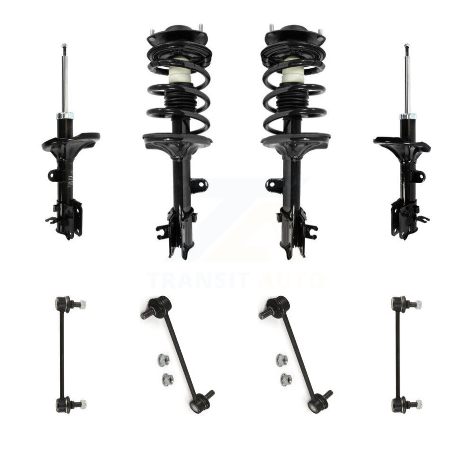 Front Rear Complete Strut & TQ sway Bar Link Kit (8Pc) For Hyundai Tucson Kia KSS-107718