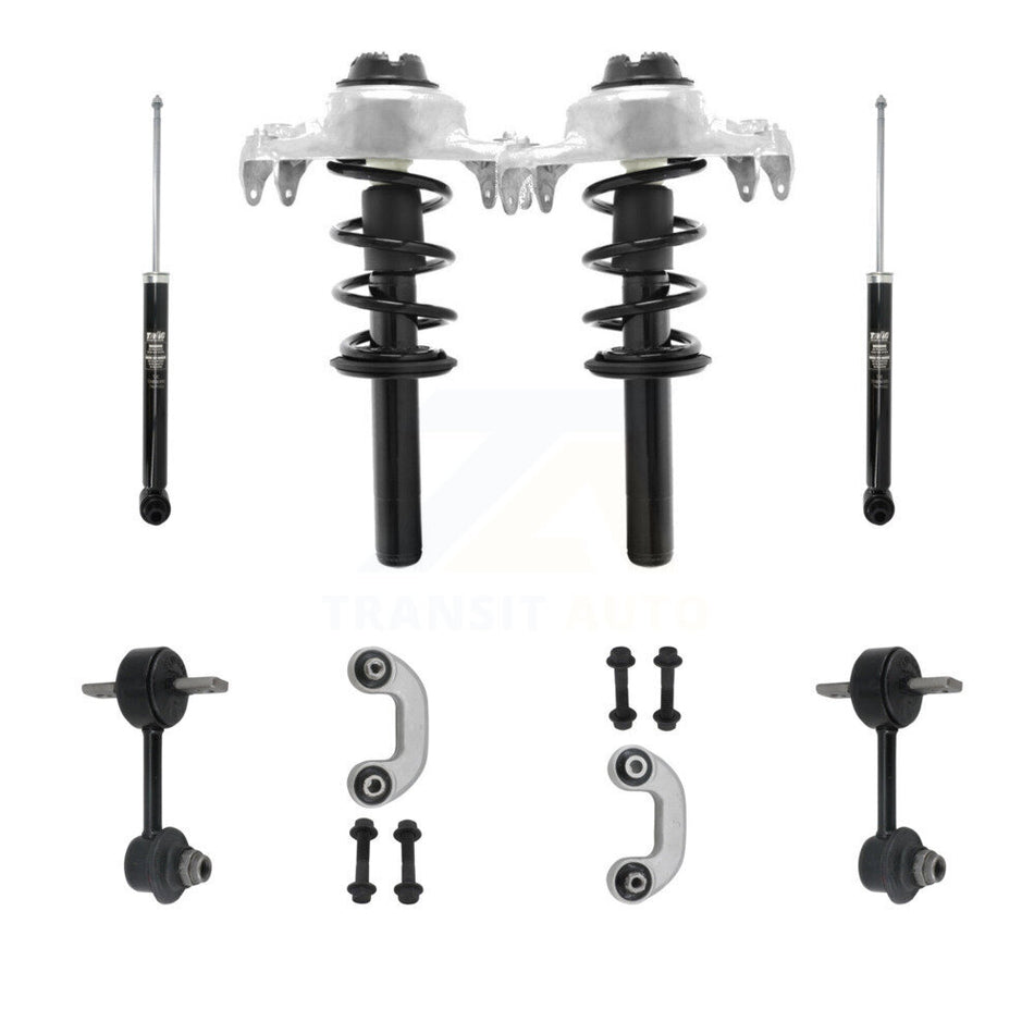 Front Rear Complete Strut & TOR Bar Link Kit (8Pc) For 2009 Audi A4 Quattro KSS-107719