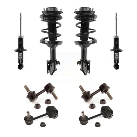 Front Rear Complete Strut & TOR sway Bar Link Kit (8Pc) For Subaru Impreza KSS-107721