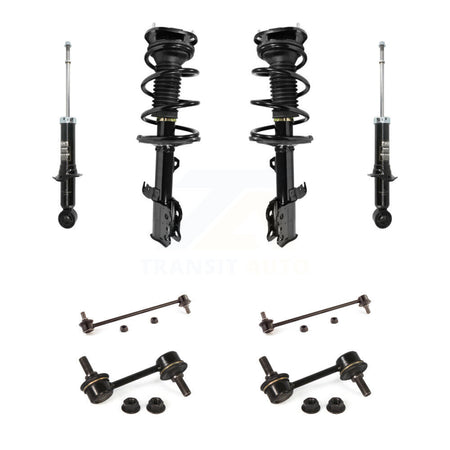 Front Rear Complete Strut & TOR Bar Link Kit (8Pc) For 03-06 Toyota Corolla KSS-107726