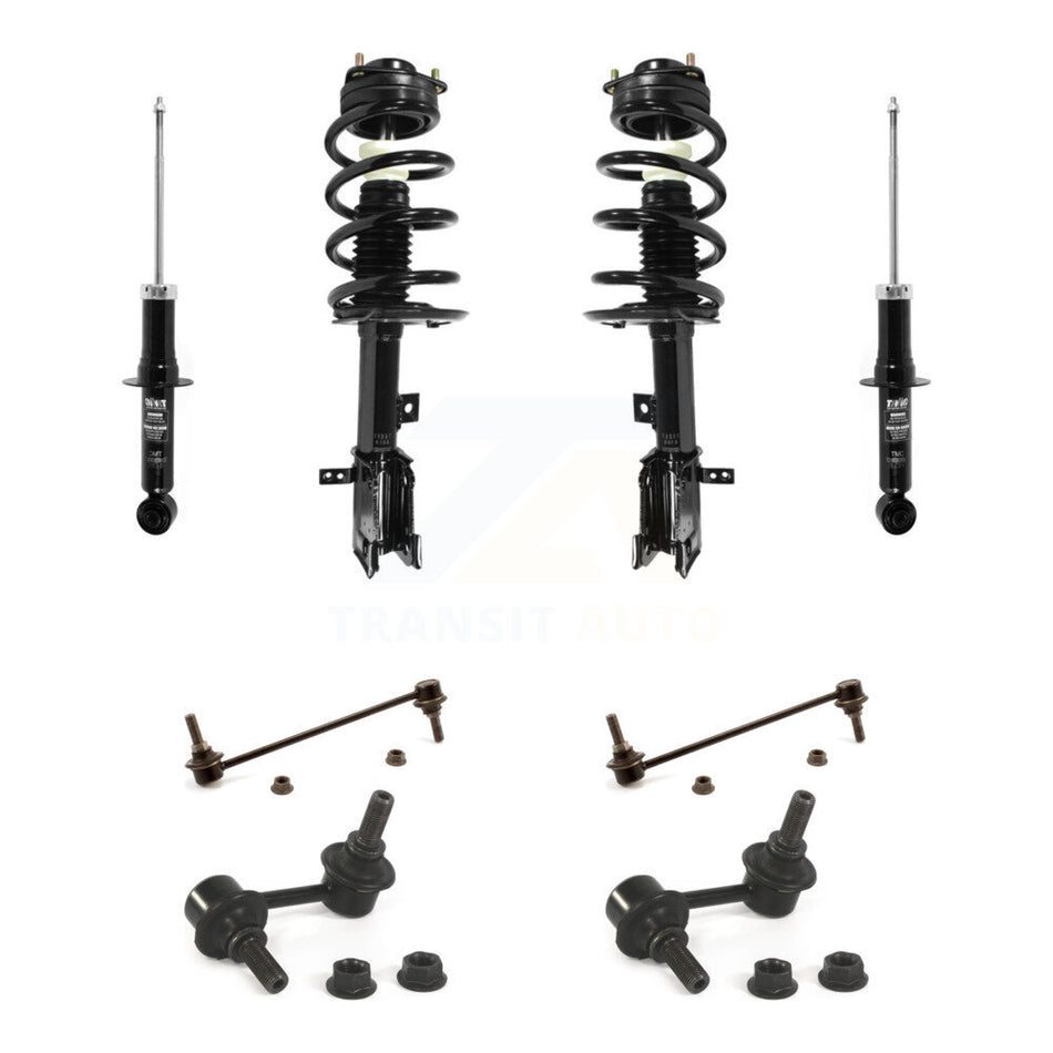 Front Rear Complete Strut & TOR sway Bar Link Kit (8Pc) For Dodge Journey 3.6L KSS-107729