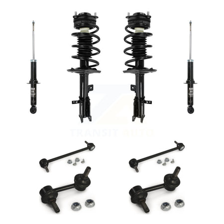 Front Rear Complete Strut & TQ sway Bar Link Kit (8Pc) For Chrysler 200 Dodge KSS-107732