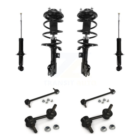 Front Rear Complete Strut & TQ sway Bar Link Kit (8Pc) For Mitsubishi Lancer KSS-107734