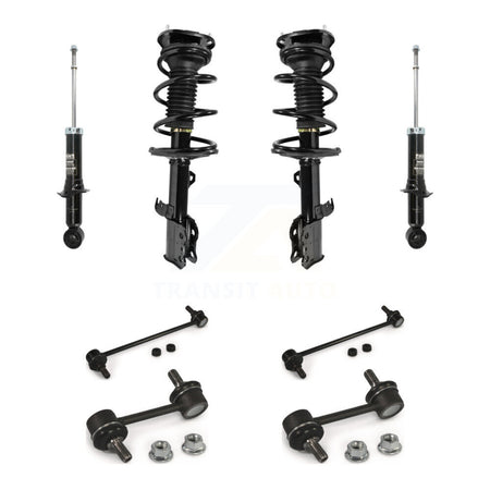 Front Rear Complete Strut & TQ Bar Link Kit (8Pc) For 2003-2006 Toyota Corolla KSS-107735