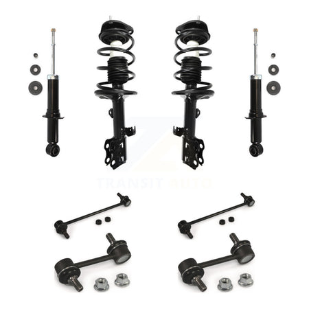 Front Rear Complete Strut & TQ Bar Link Kit (8Pc) For 2010 Pontiac Vibe FWD KSS-107736