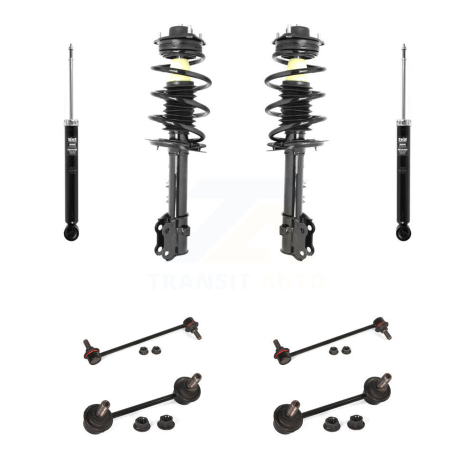 Front Rear Complete Strut Shock & TOR sway Bar Link Kit (8Pc) For Hyundai Tucson Kia KSS-107753