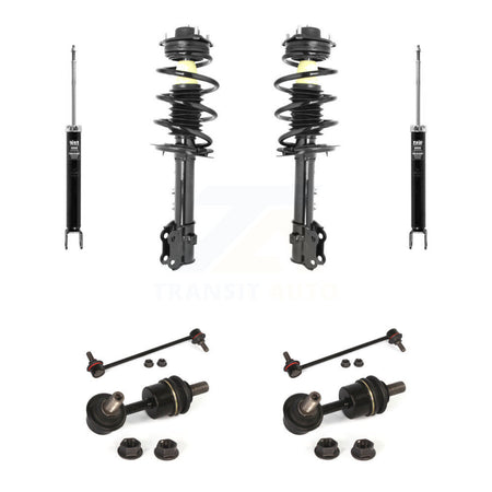 Front Rear Complete Strut Shock & TOR sway Bar Link Kit (8Pc) For Hyundai Tucson Kia KSS-107754