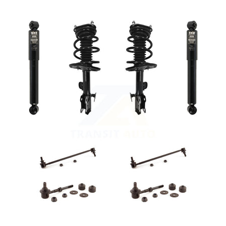 Front Rear Complete Suspension Strut Shock & TOR Bar Link Kit (8Pc) For Toyota RAV4 KSS-107758